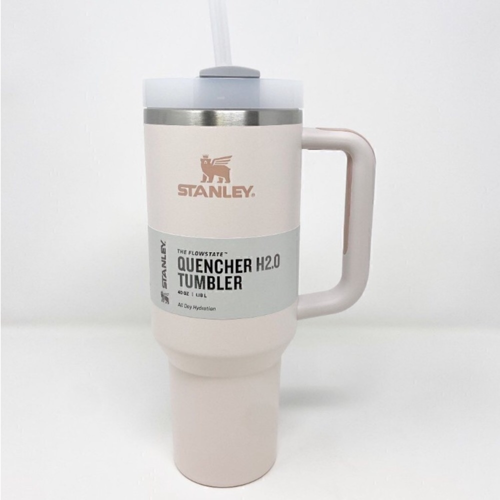 Stanley - NEW 40 oz. Quencher H2.0 Flowstate - Rose Quartz - NWT!  (Pink Blush)